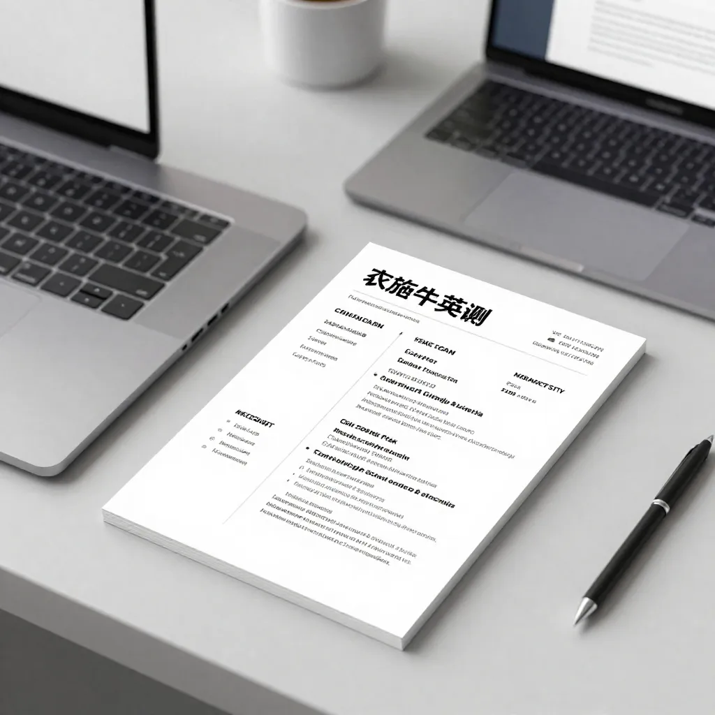 Modern resume formatting
