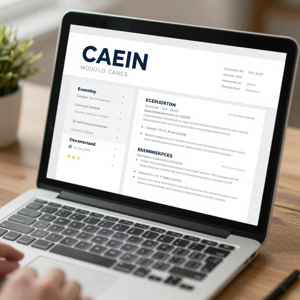 Resume layout service example